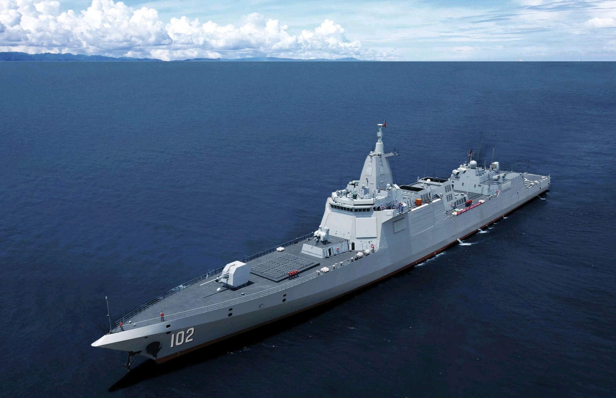 我所见过的拍的最漂亮的055驱逐舰.