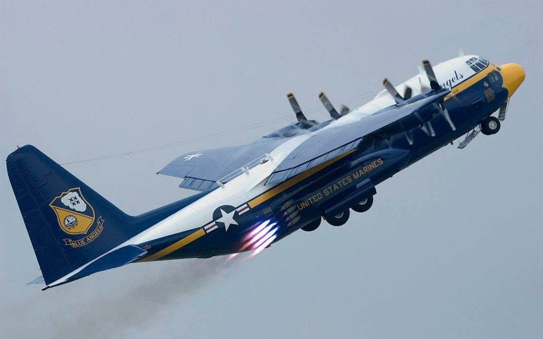 爆改版的c130大力神有多厉害?全球唯一可做到"旱地拔葱"的运输机