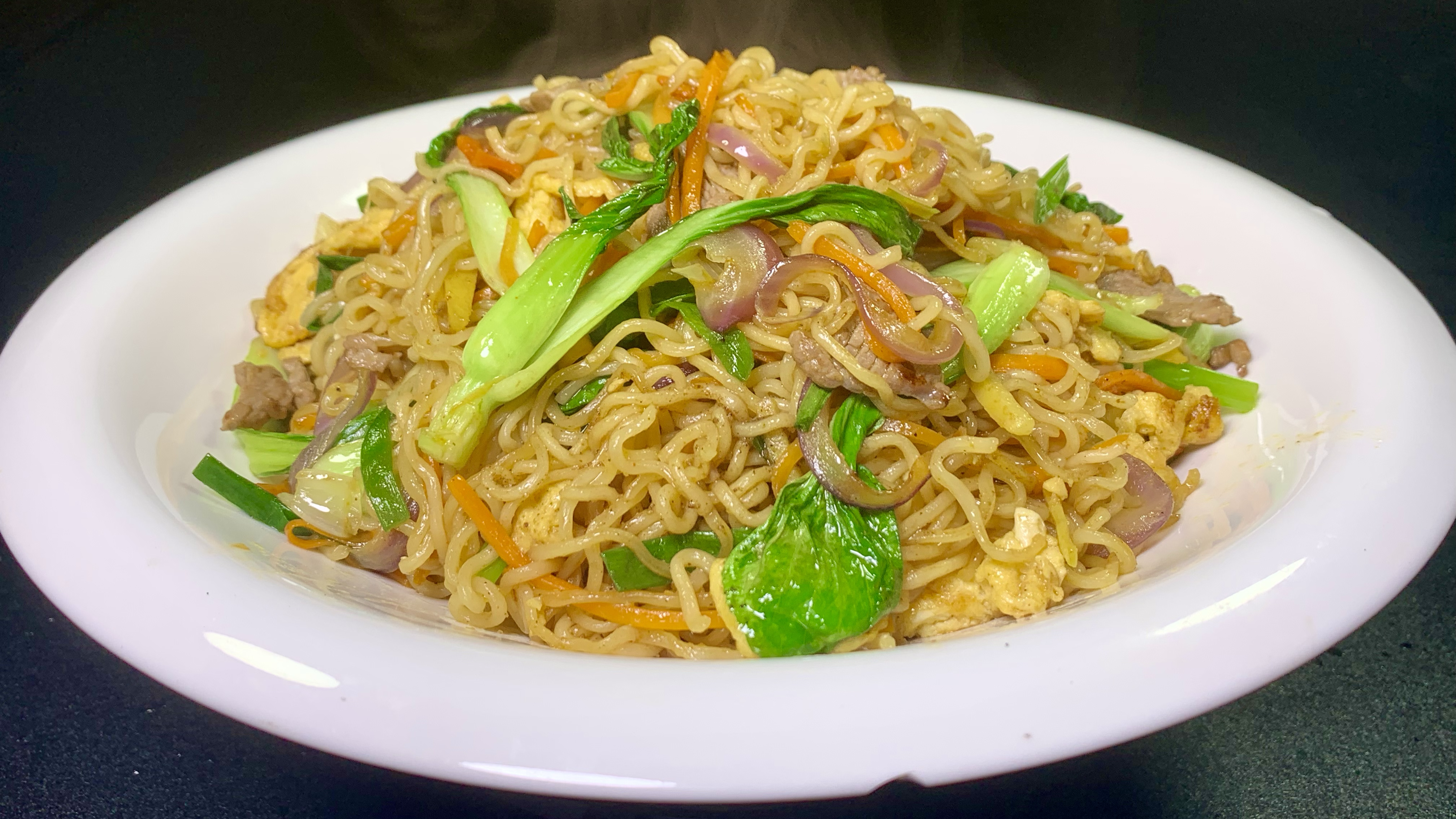 女朋友教我泡面新吃法,一次2包不够吃,营养又解馋,太香了