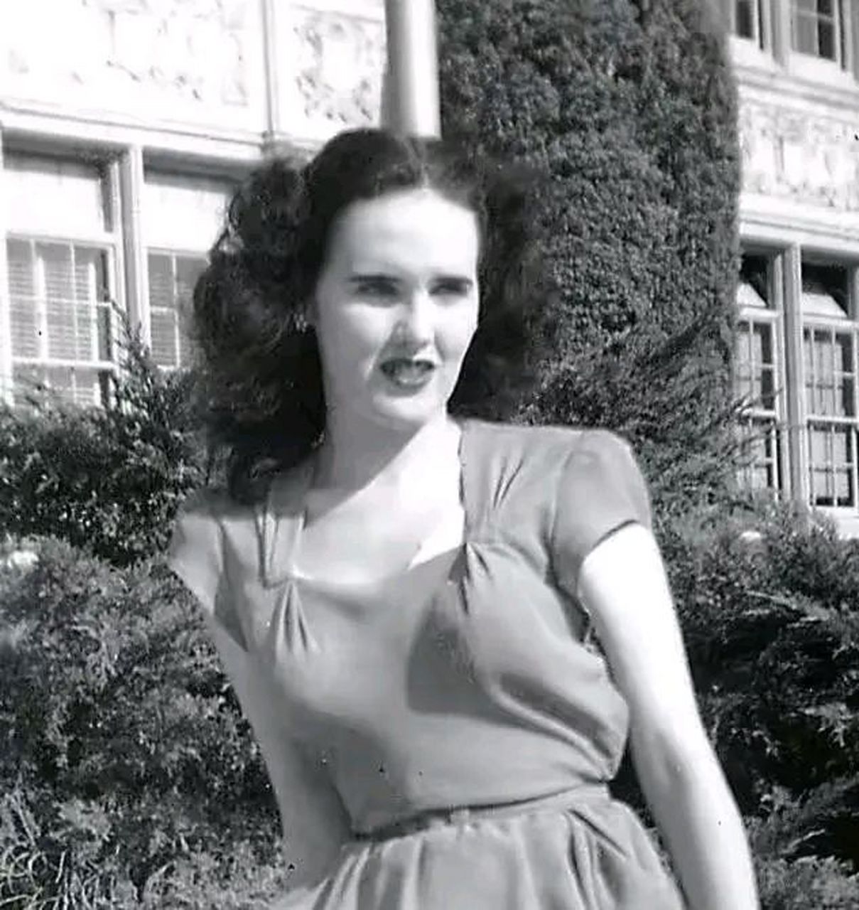 1947年,美国演员,伊丽莎白·安·肖特被杀害后的现场,当时她的身体被