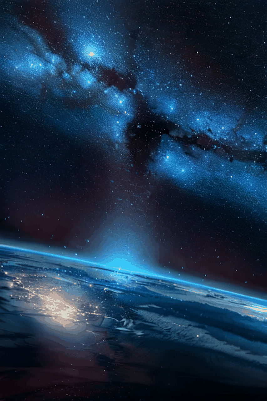 动图,锁屏壁纸#星空# #ai绘画