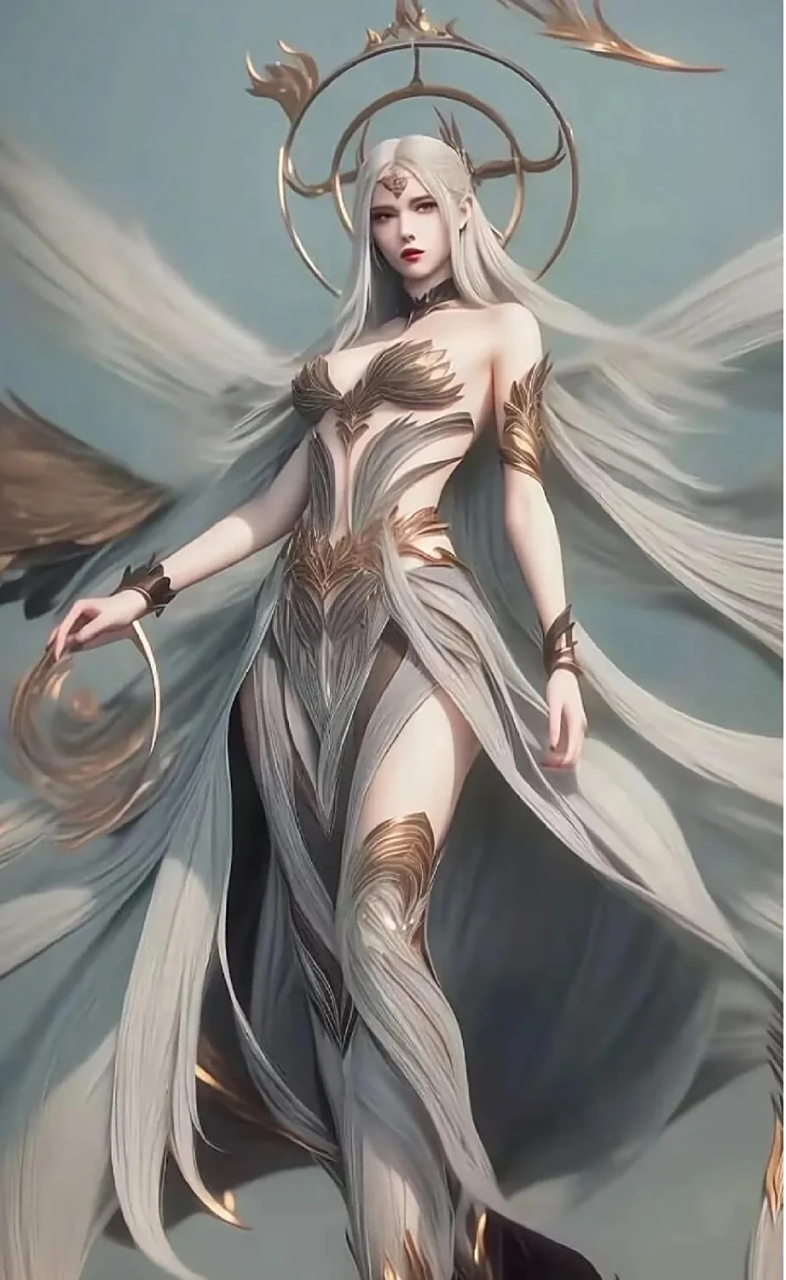 美图分享#千仞雪~这次才是天使神该有的样子