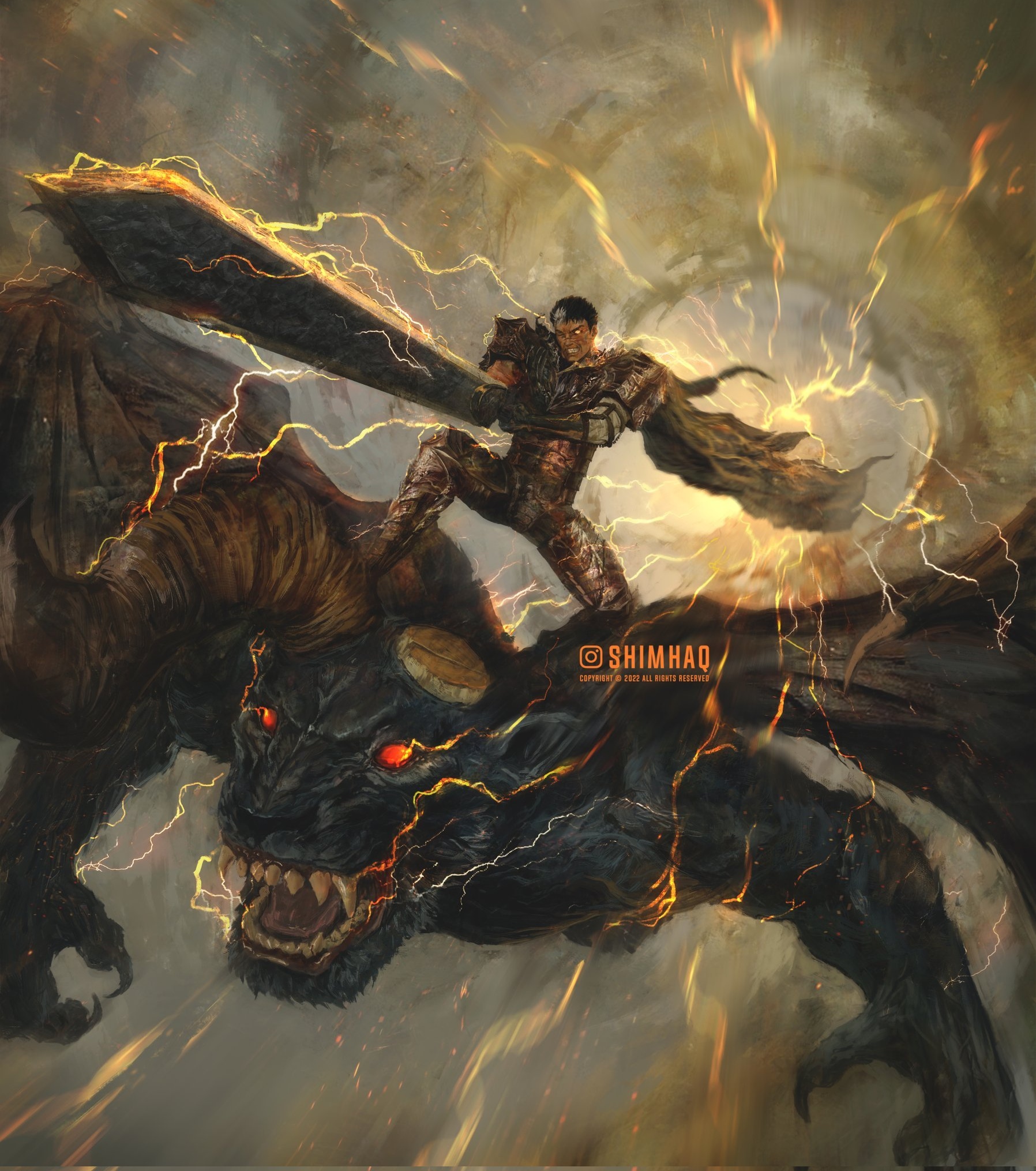 画师shimhaq《剑风传奇》插画欣赏