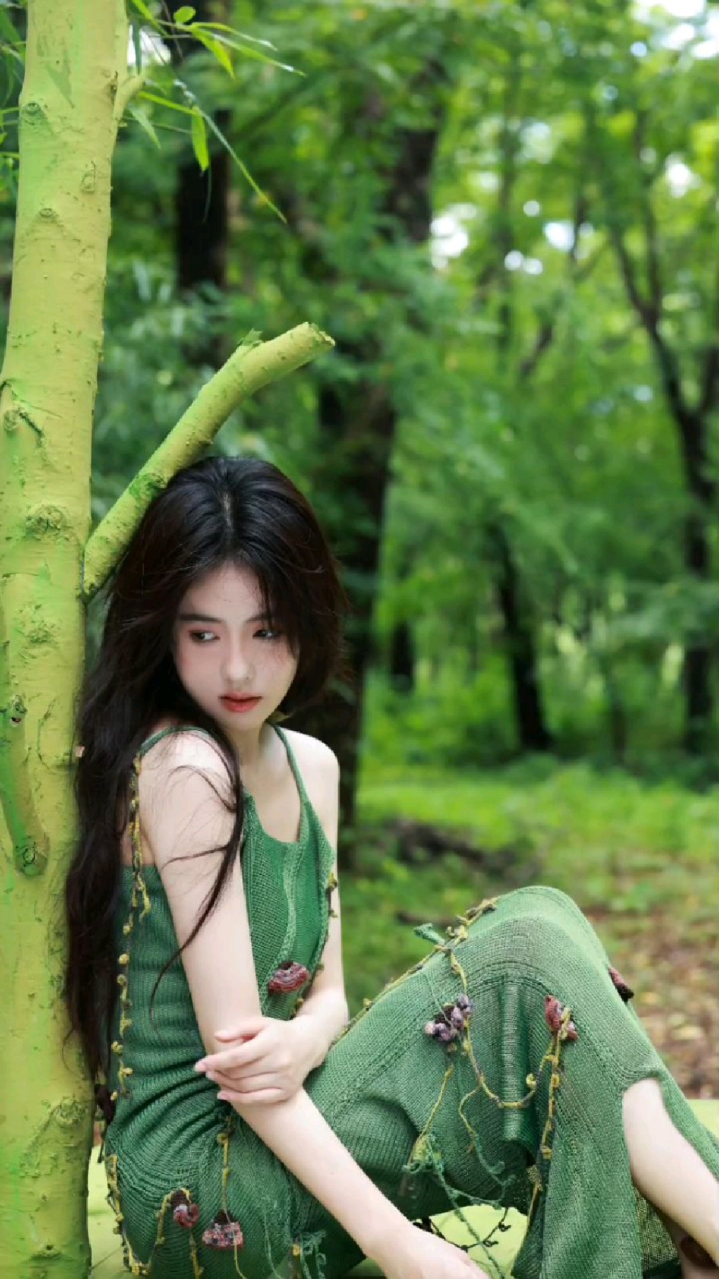 白鹿姐姐超有氛围感的一组照片