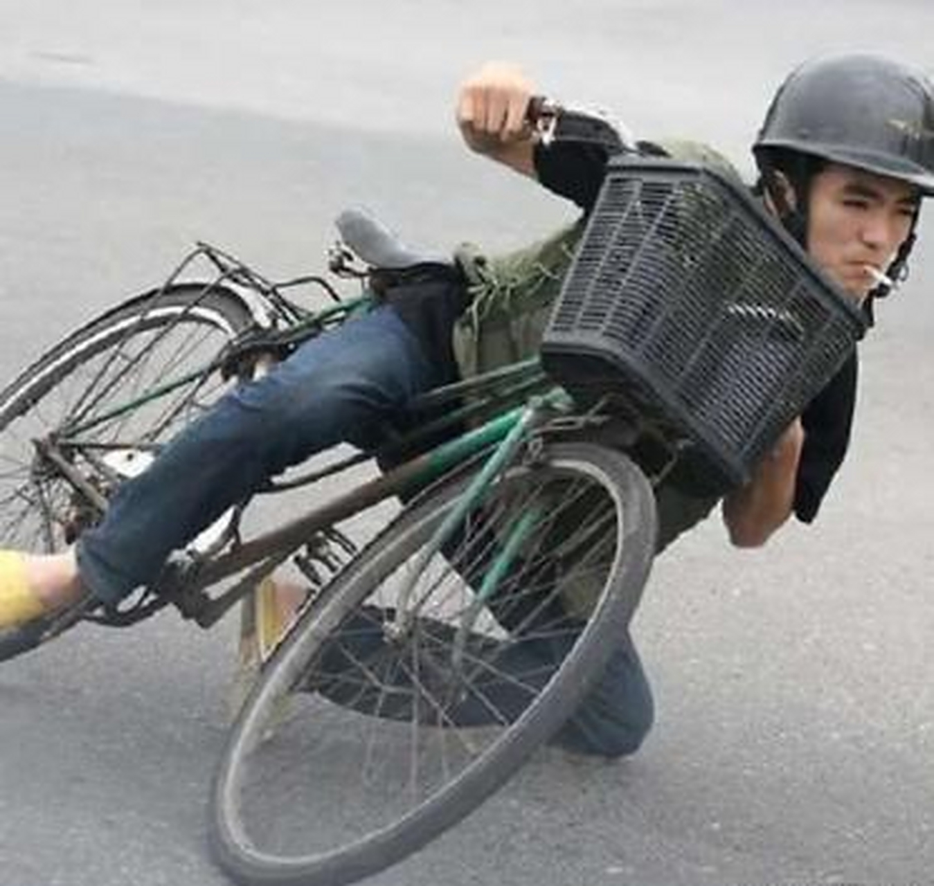 自行车也能压弯