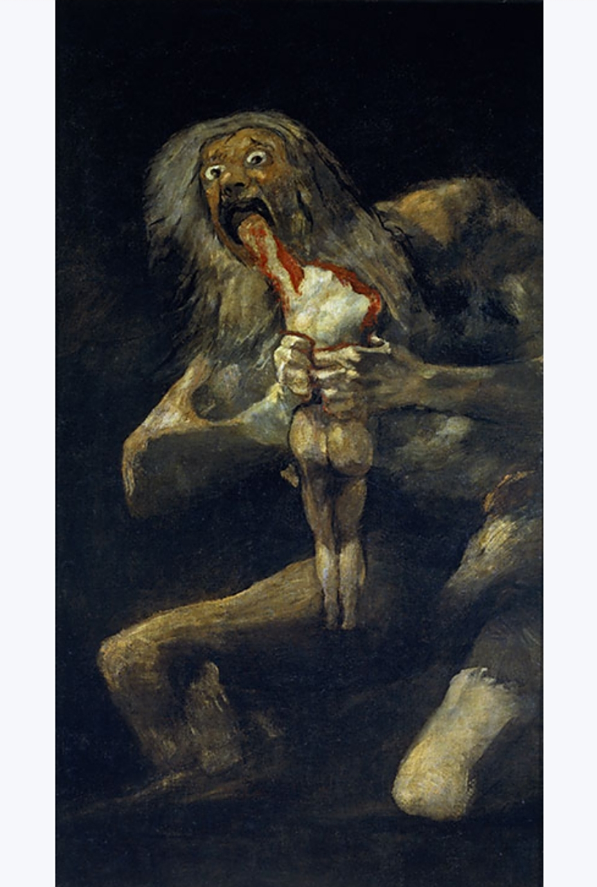克罗诺斯吞噬其子saturn devouring his son         艺术家弗朗西斯