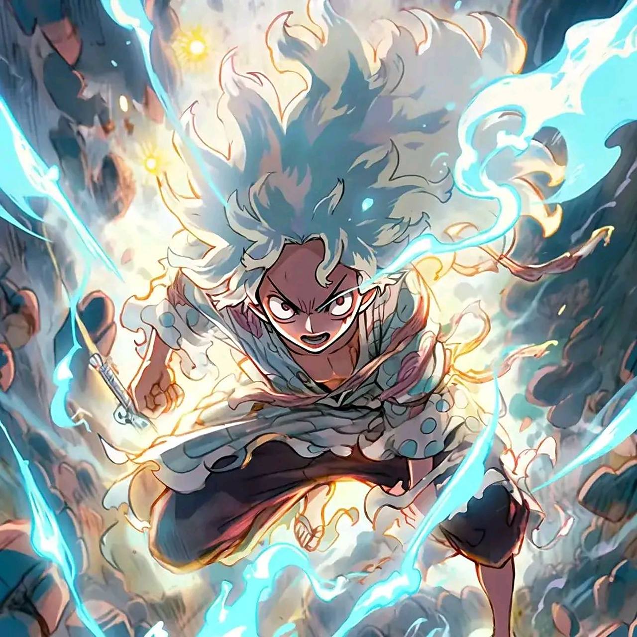 壁纸# #海贼王# 太阳神乔伊波伊路飞