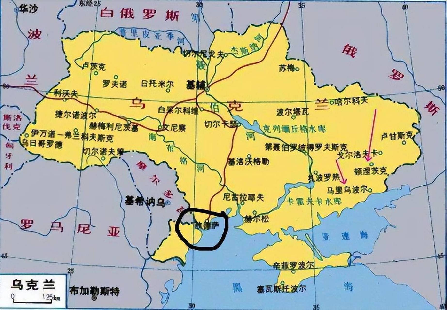 敖德萨地图图片