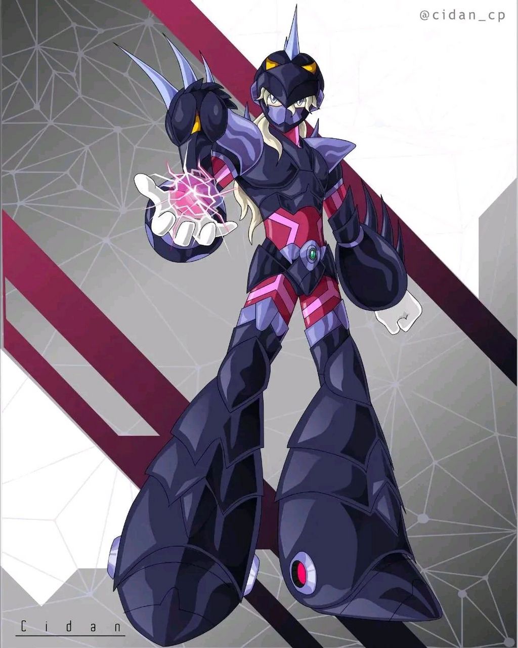 洛克人版圣斗士 北欧神话篇. #圣斗士星矢# #动漫# #插画