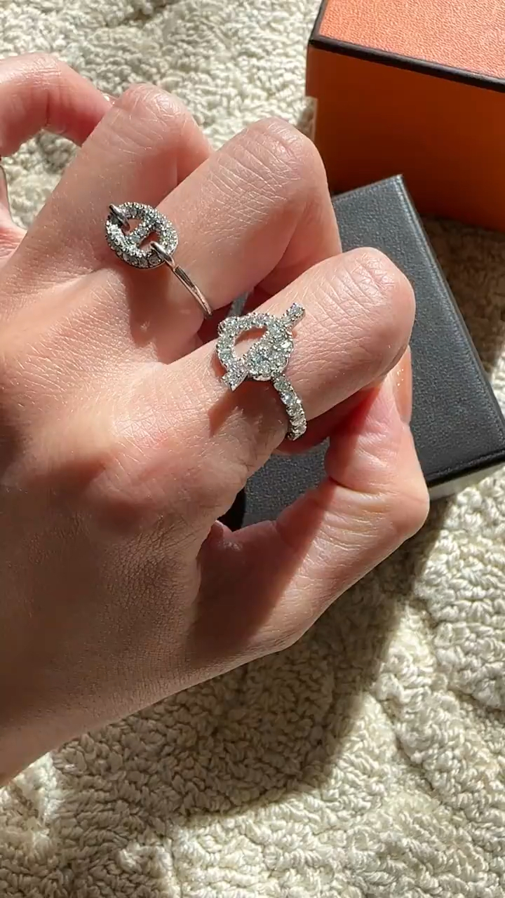 爱马仕 钻石戒指