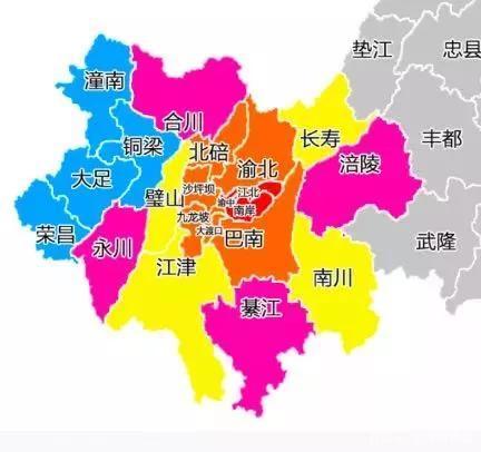 重庆主城九区,到底有多大面积?经济发展水平如何?