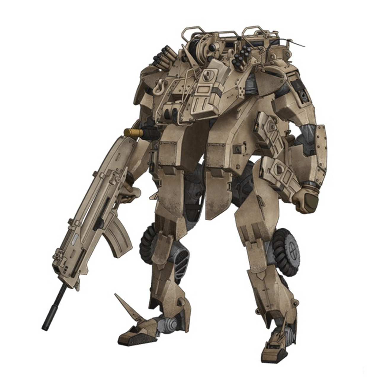 讲述了人类通过和外星人交换石灰岩得来的机甲骨架,通过加装各种装甲