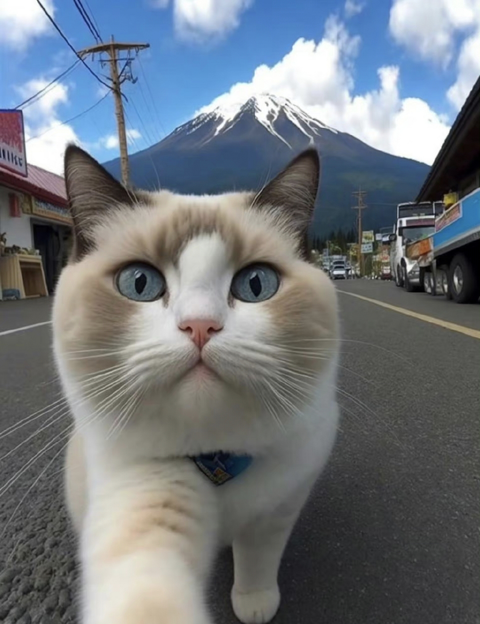 猫自拍头像高清壁纸图片