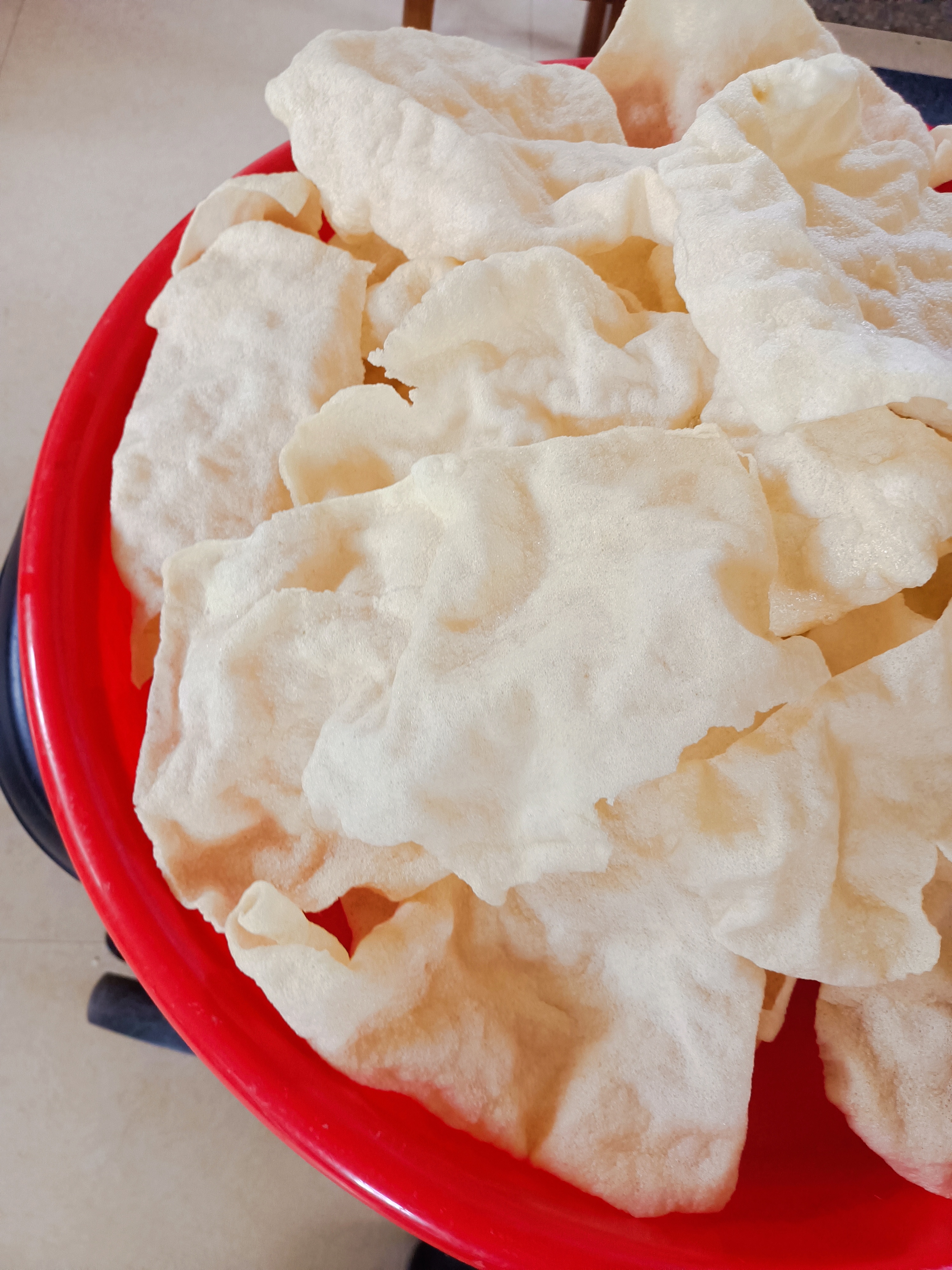 赣州客家人特产——油炸烫皮