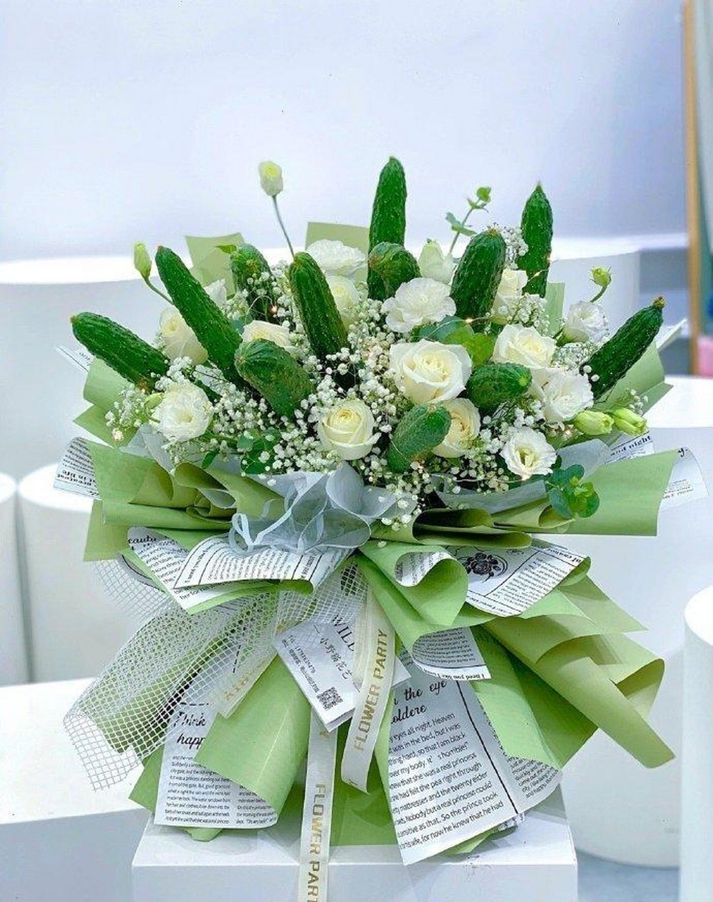 如果有人送你水果花束,这三个你会选哪一个?真的太美了!