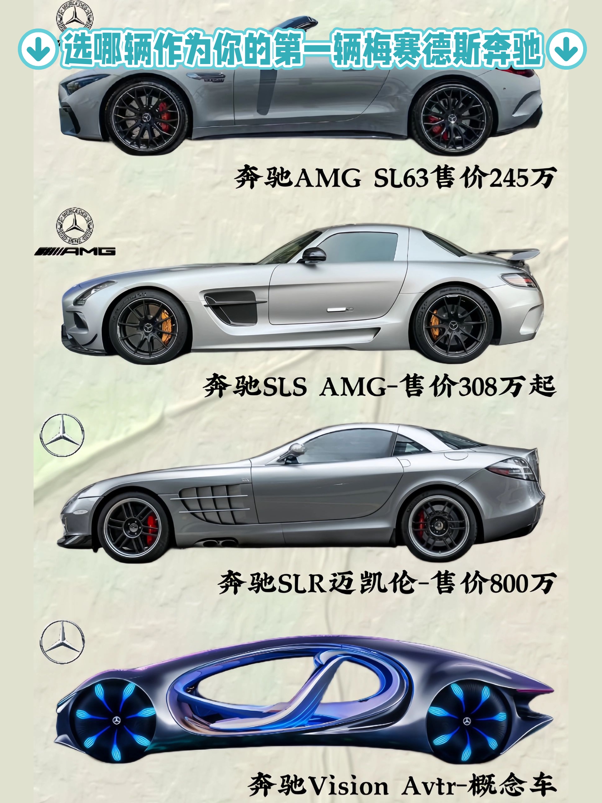 选哪辆作为你的第一辆梅赛德斯奔驰