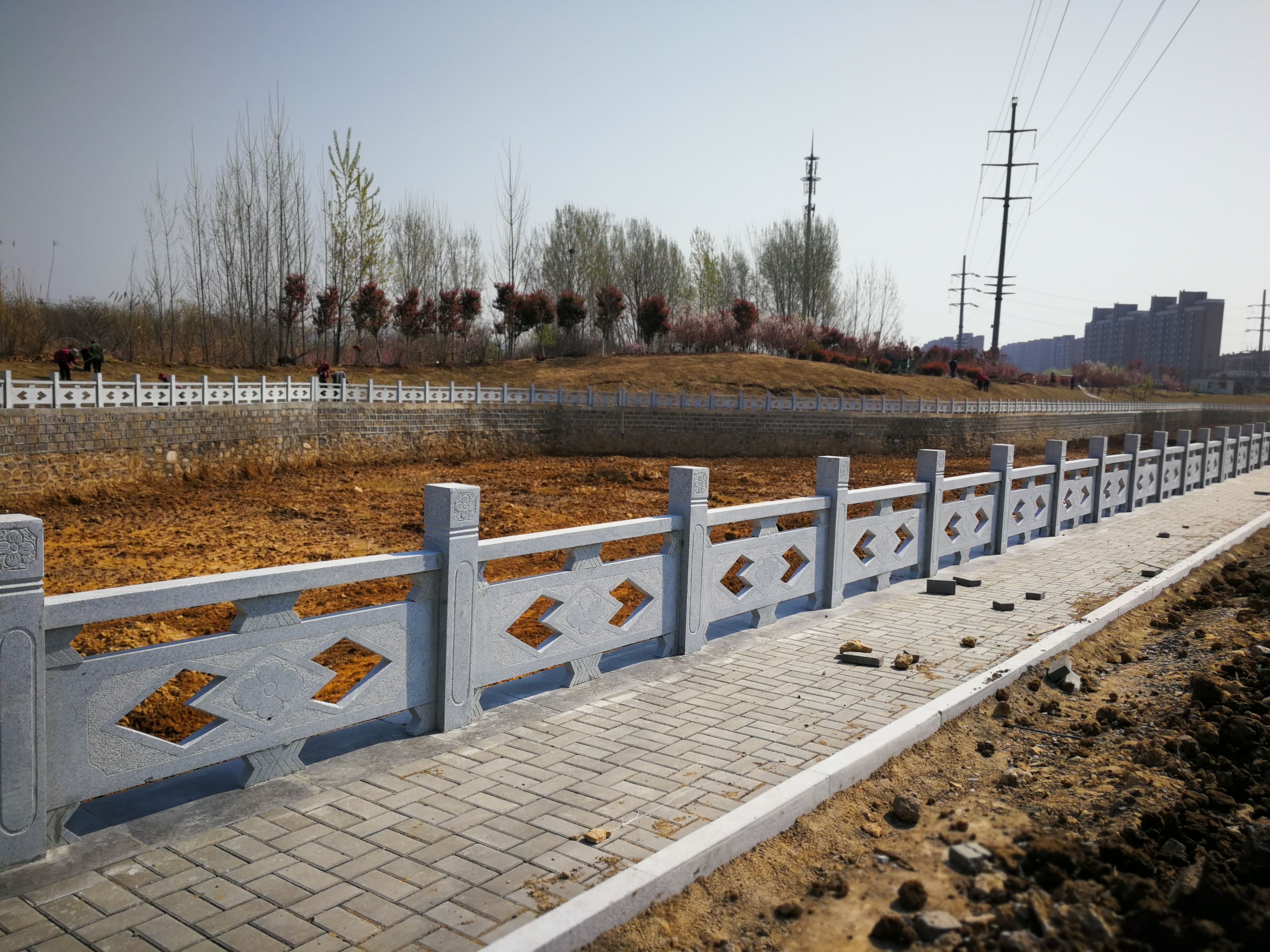 各种石栏杆图片