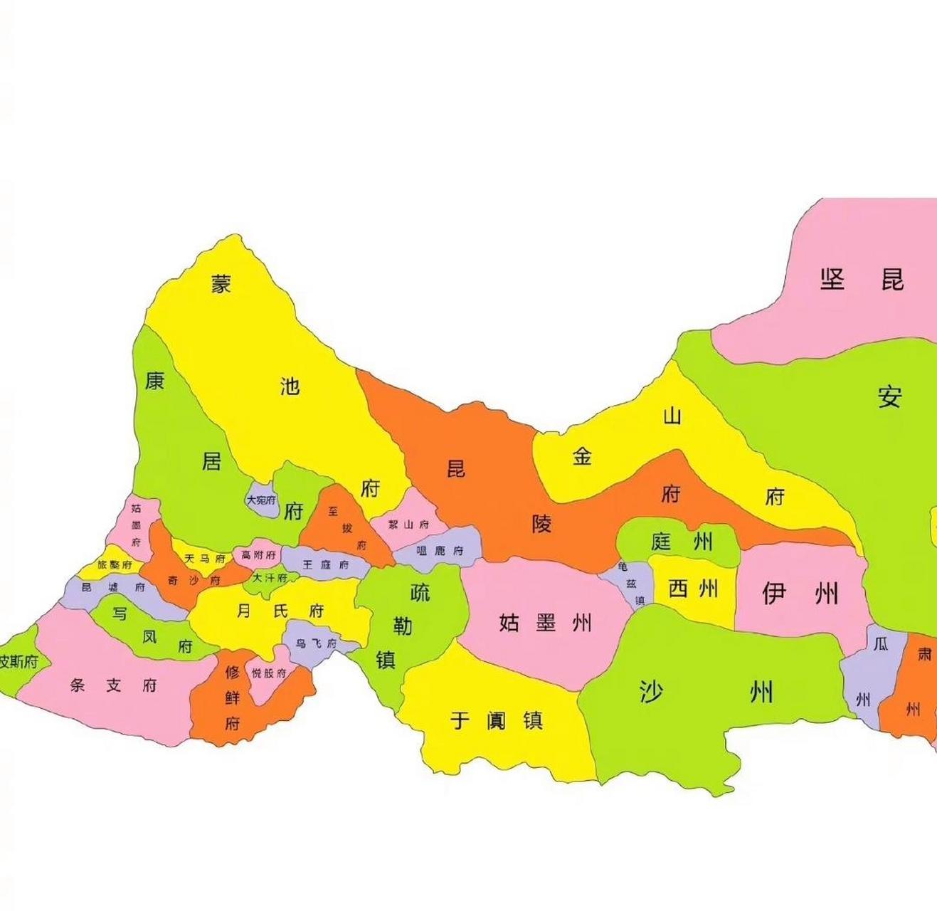 唐朝行政划分,看看你的老家叫什么名字.