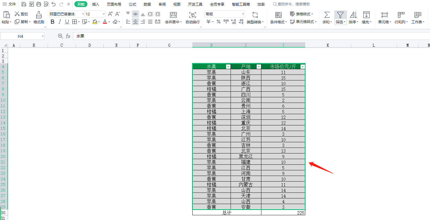 excel表格筛选数据后如何动态求和,这两种方法快速实现