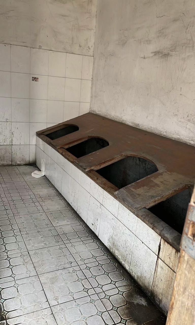 就是这种厕所是很多人的童年噩梦,特别是夏天,味道