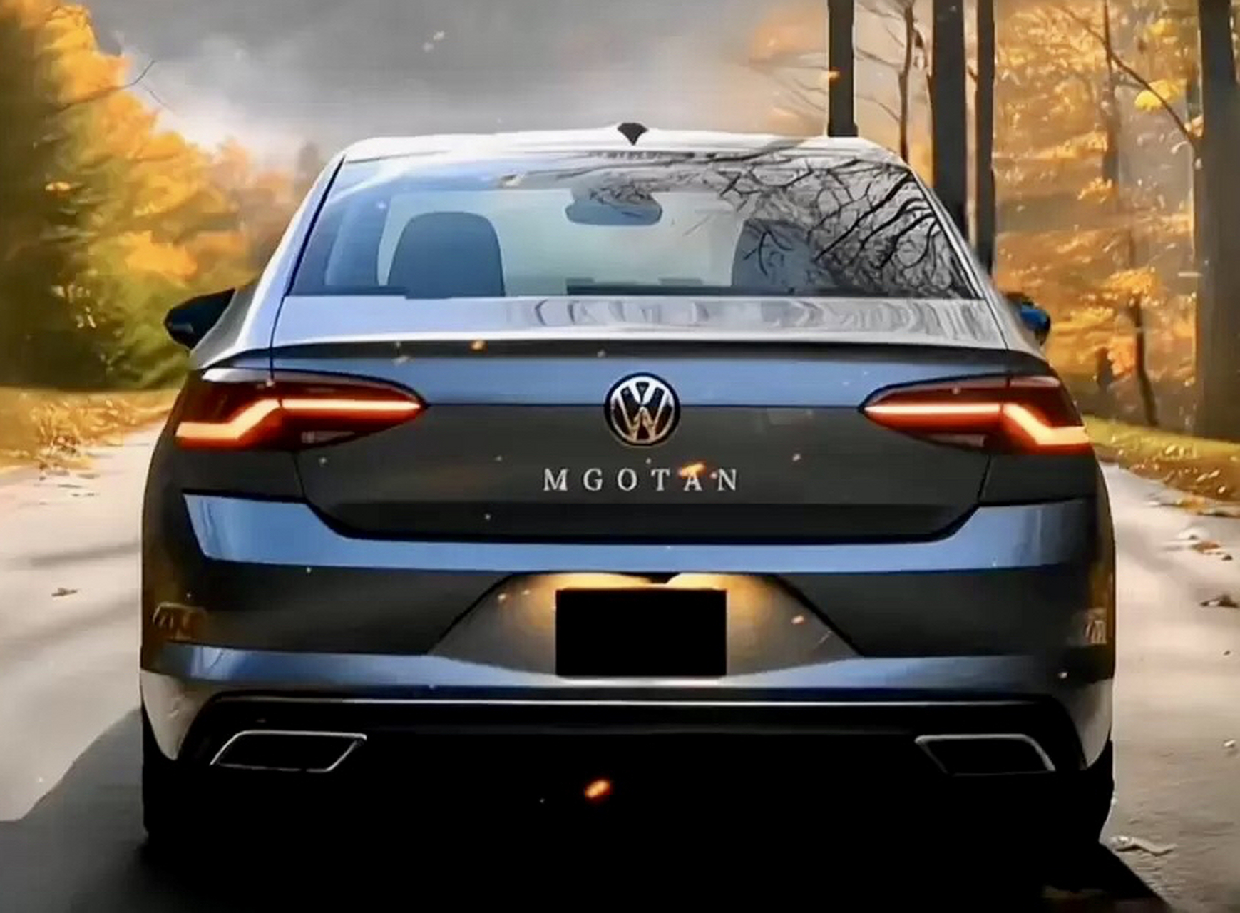 最近网上流传的这几张大众迈腾渲染图是真的吗?