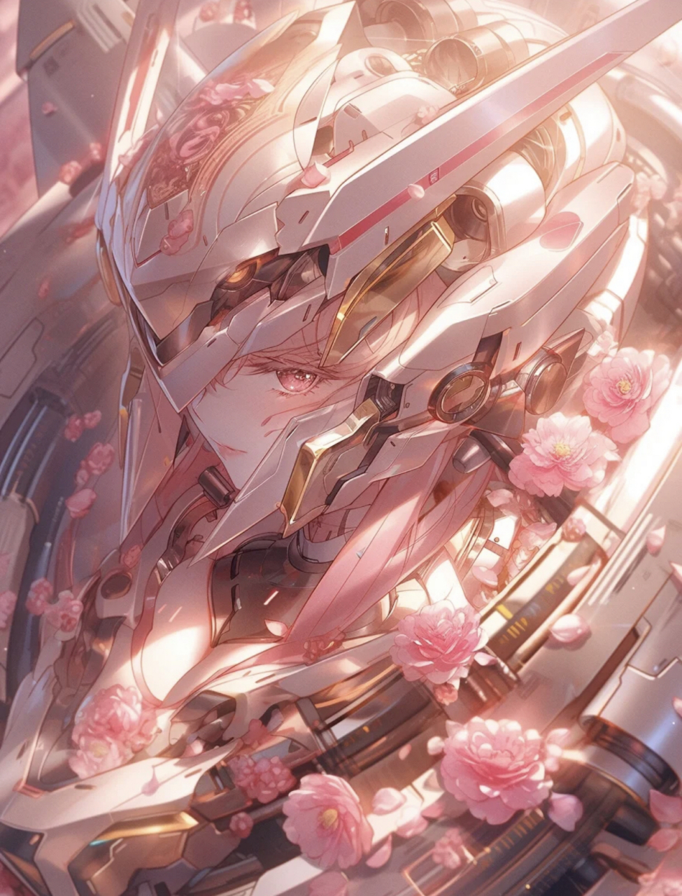 超级好看的粉色机甲[期待]#动漫