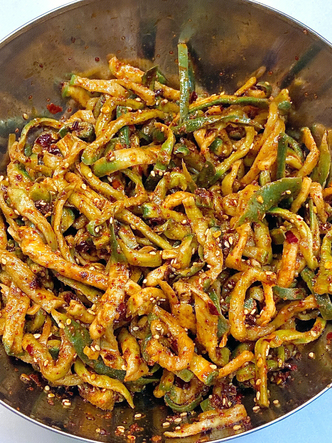 我妈拌的萝卜干可以出摊了!