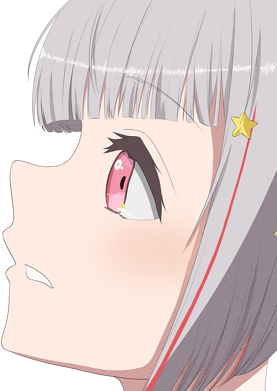 夕雾缀理侧脸好美 画师:千歳みど#二次元美图# #我爱二次元# #莲之空