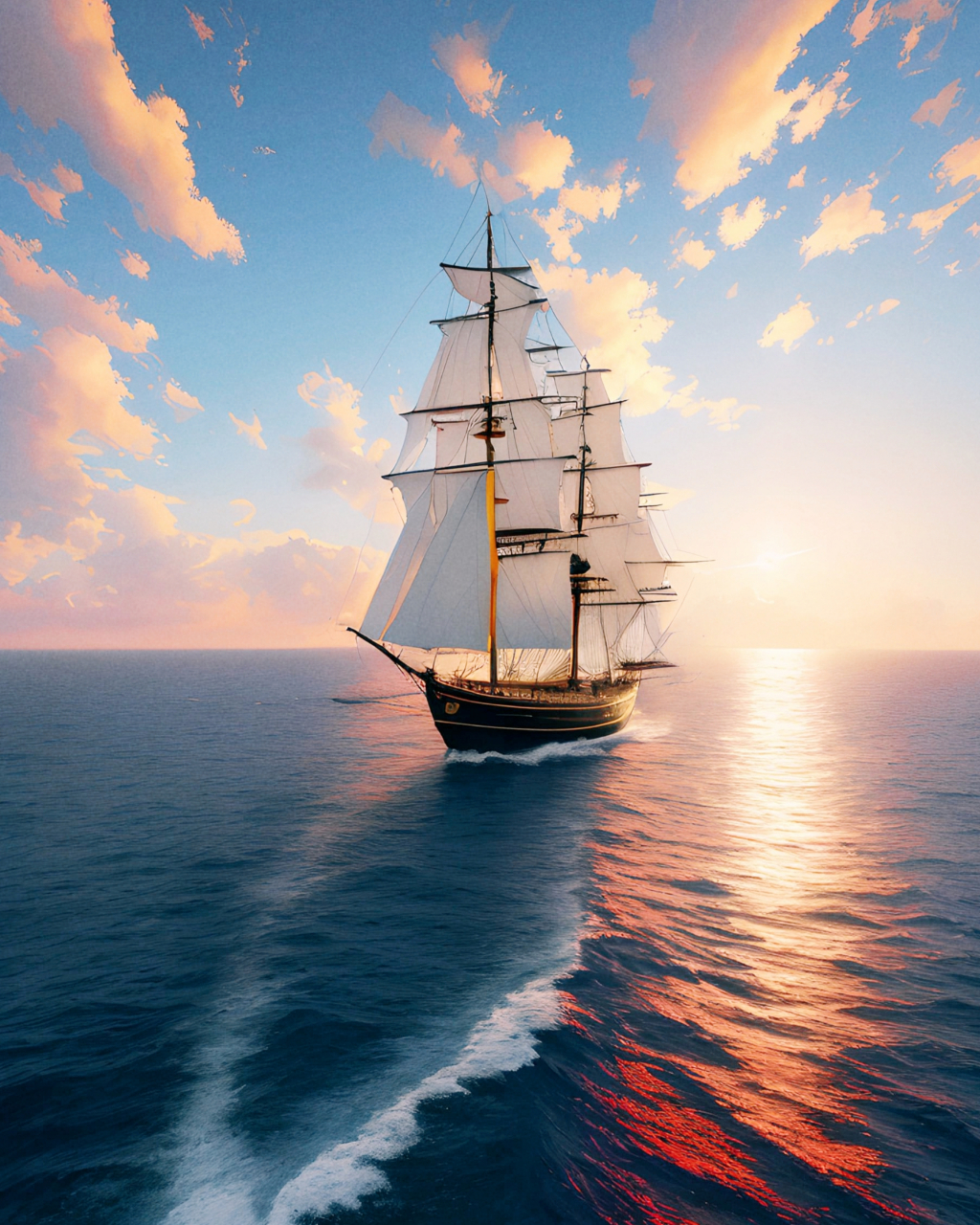 船和大海最美图片图片