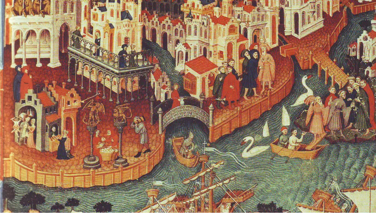 中世纪地中海的跨文化贸易是当时不同文明交往和互动的重要形式