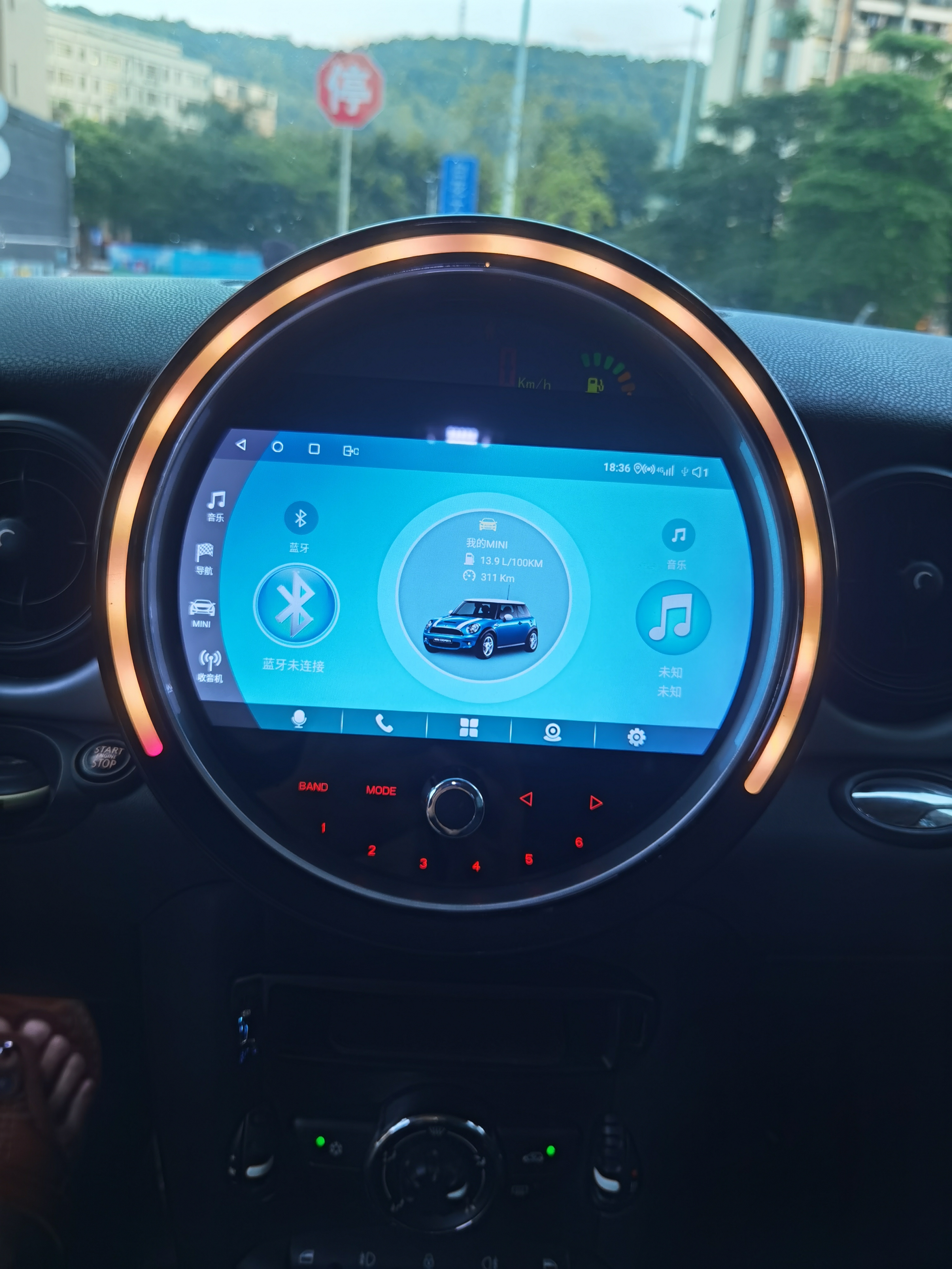 宝马mini迷你中控升级改装大屏幕导航智能车机,22款最新原厂ui