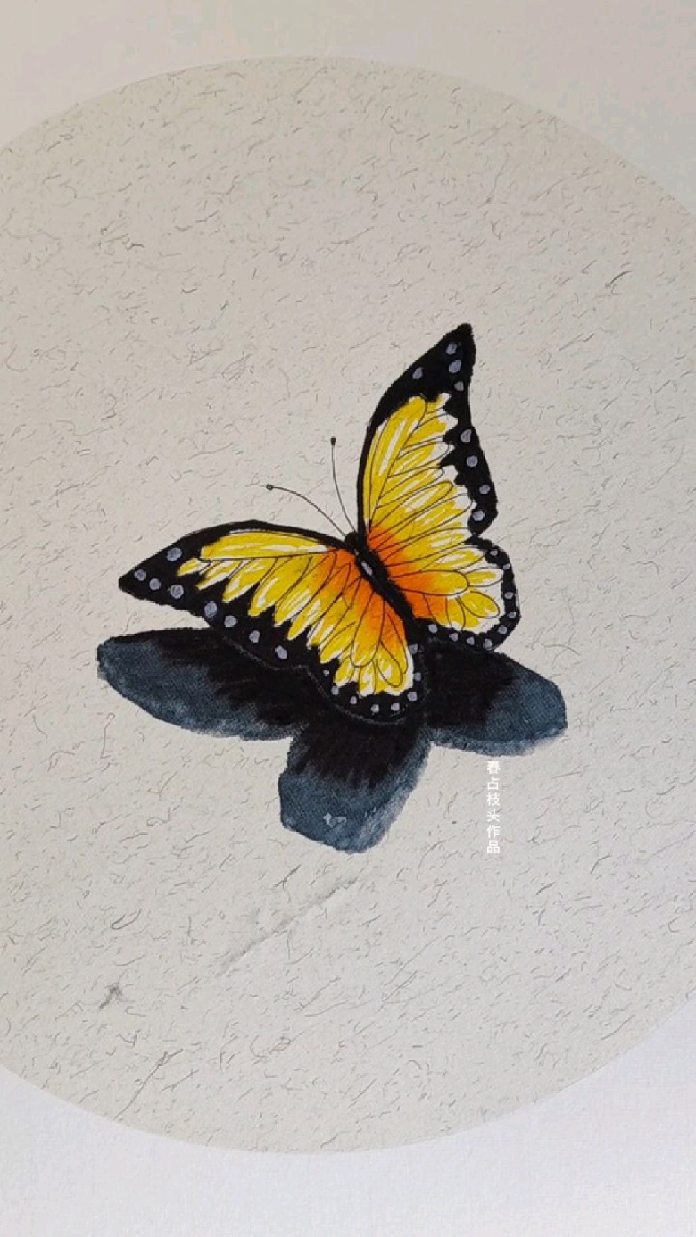 马克笔画一只蝴蝶,一起画吧!-度小视