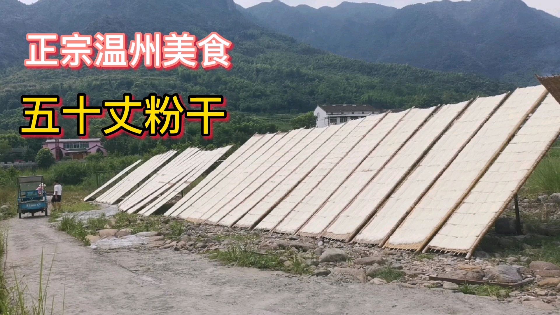温州最有名的美食之一,五十丈炒粉干,纯手工无任何添加剂