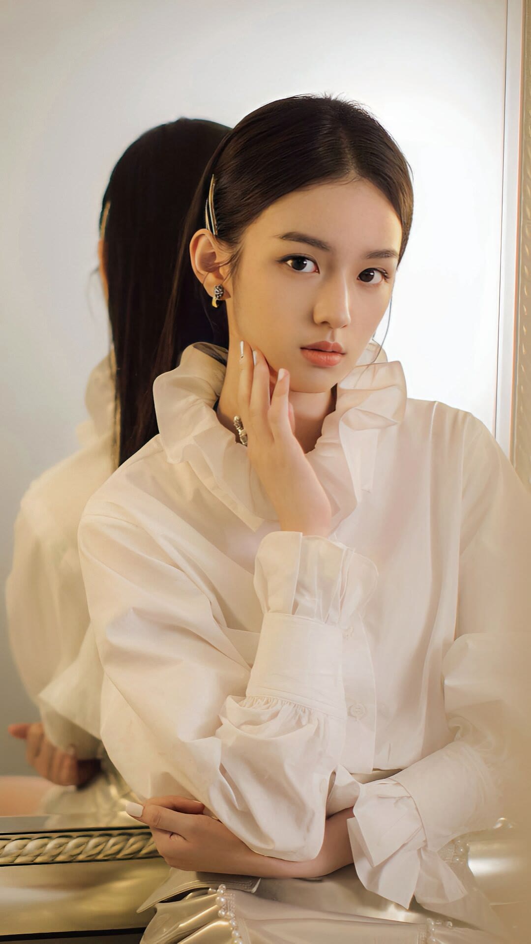 清纯甜美,气质明星周也高清写真集