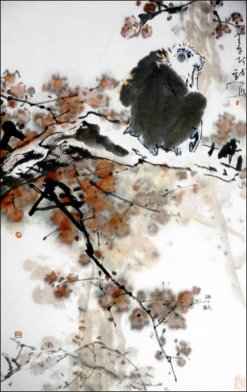 谢梦书画|秋猿