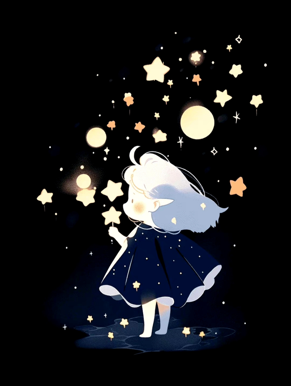 女孩頭像:與其仰望星空,不如去做摘星星的人.#頭像# #素材