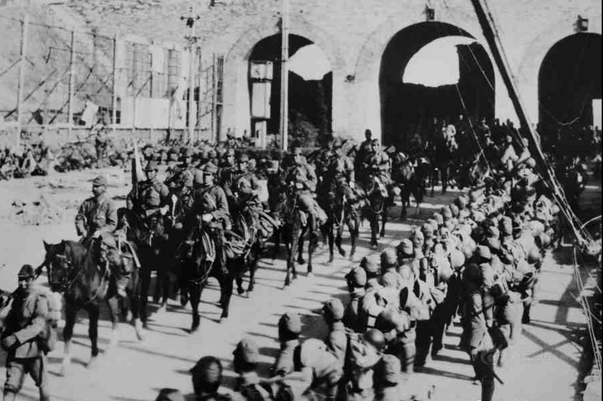 1938年1月4日,南京,日军在中山门举行入城仪式. 676767