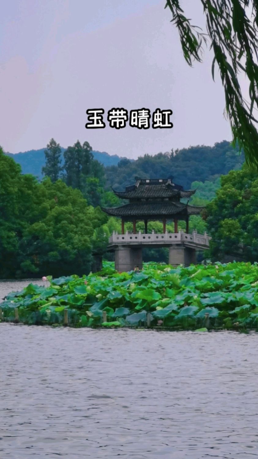 玉带晴虹是清代西湖十八景,这是我在苏堤拍的