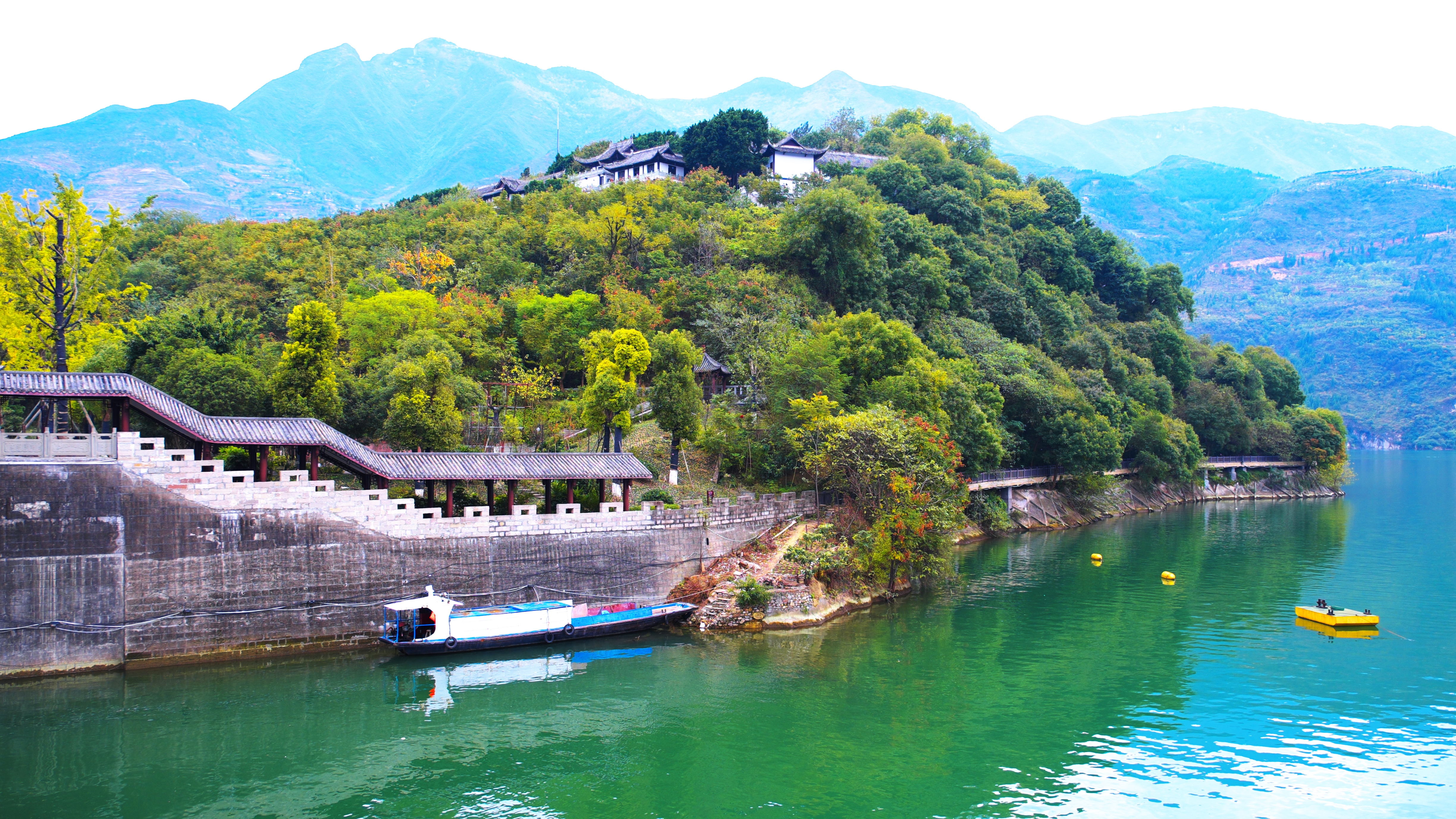 重庆奉节白帝城风景