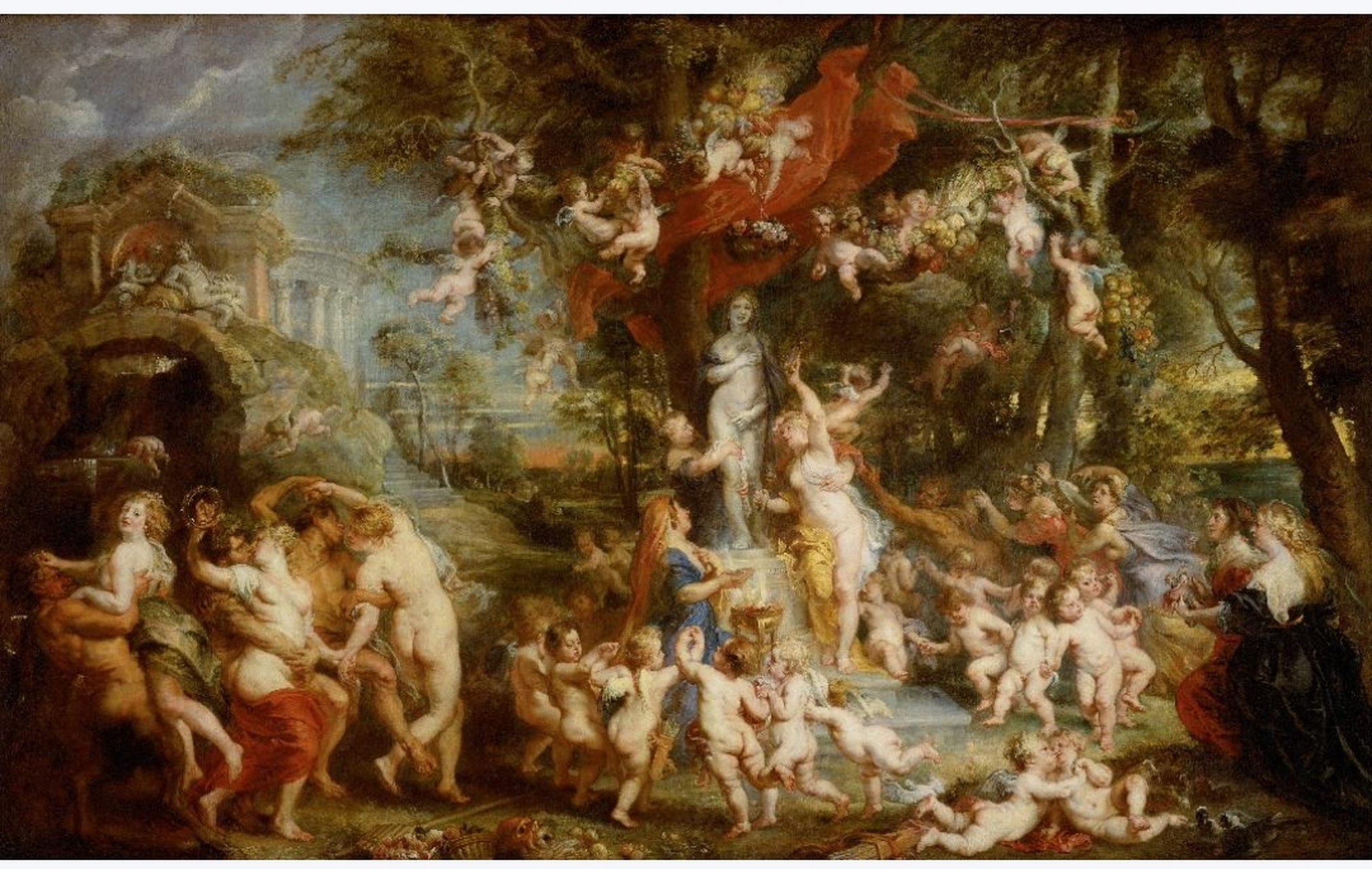 维纳斯系列之三十 维纳斯的盛宴the feast of venus 艺术家彼得·保罗