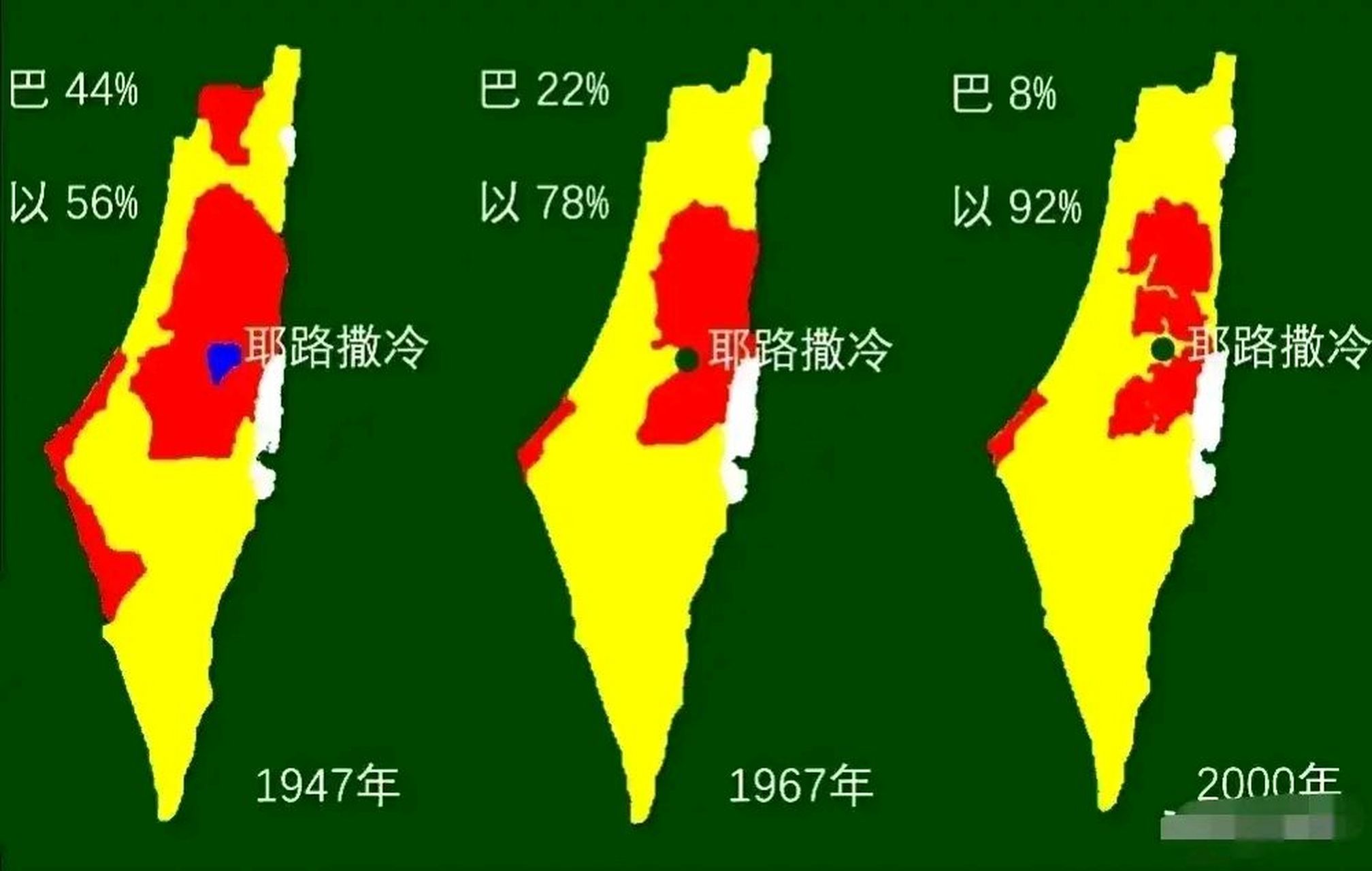 为啥9国围攻以色列,看看下面的图片就知道,以色列就是当年的纳粹日本