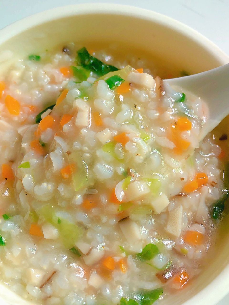 好喝的营养胚芽米粥来咯～软糯鲜香～宝宝一下能吃一大碗～营养也丰富