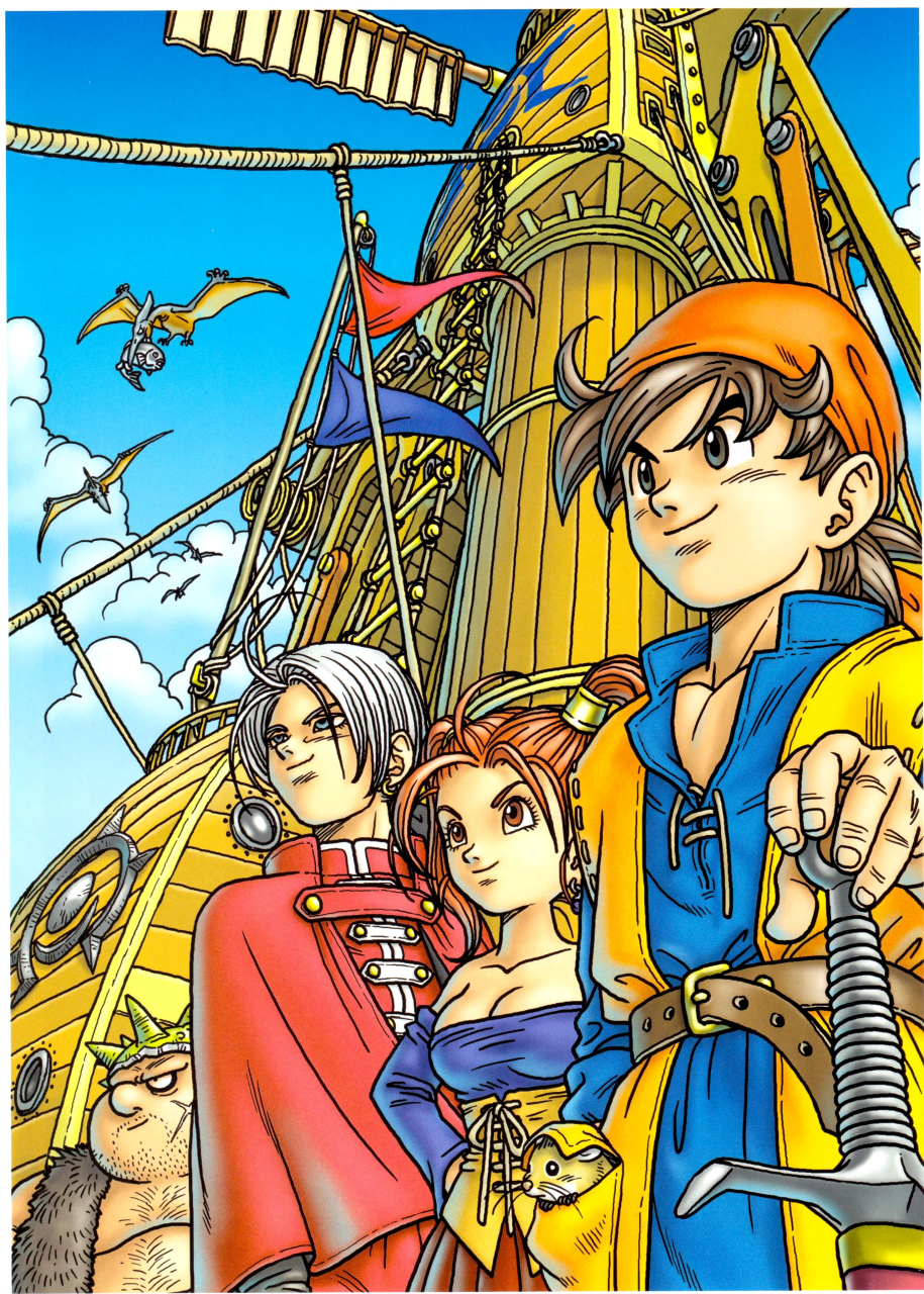 鸟山明老师游戏《勇者斗恶龙》系列插画欣赏. #动漫# #插画# #二次元