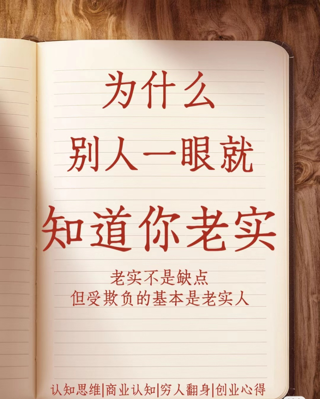 你老不老实,人家一眼就能看出来,真的好准