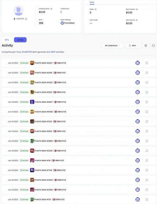 数据复盘Phanta Bear和TheHeart Project：亚洲名人项目正席卷 NFT 市场