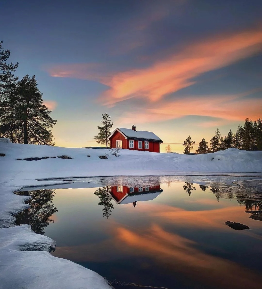 挪威的森林风景真美