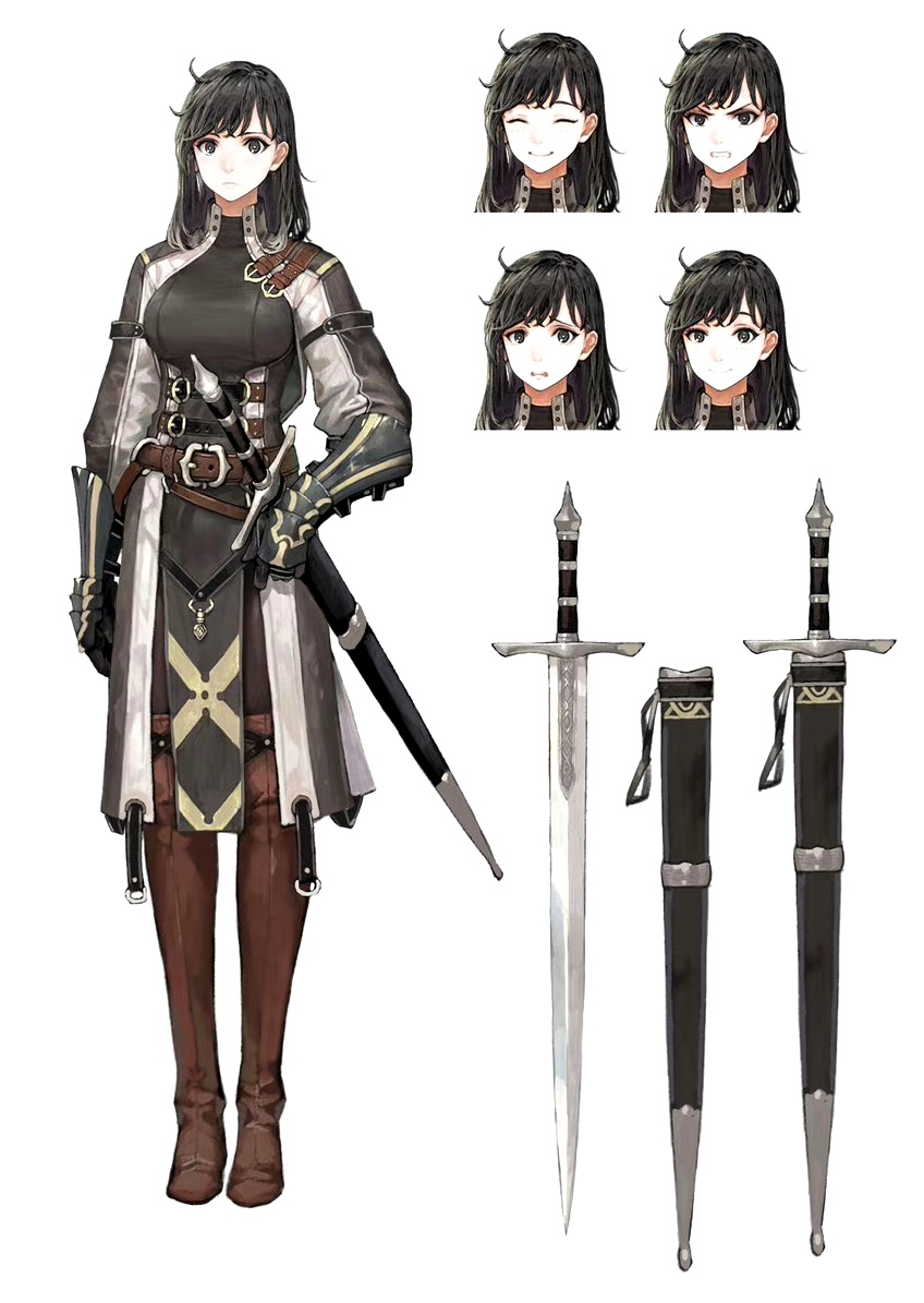 画师navigavi人物设定作品欣赏