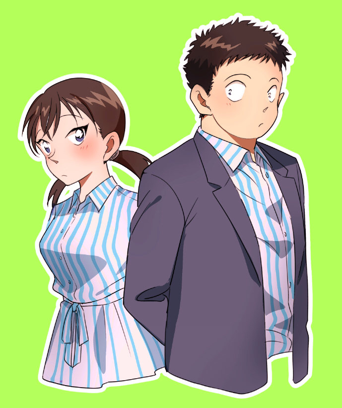 当名侦探柯南的7大官配cp穿上情侣装,大型秀恩爱下饭现场!