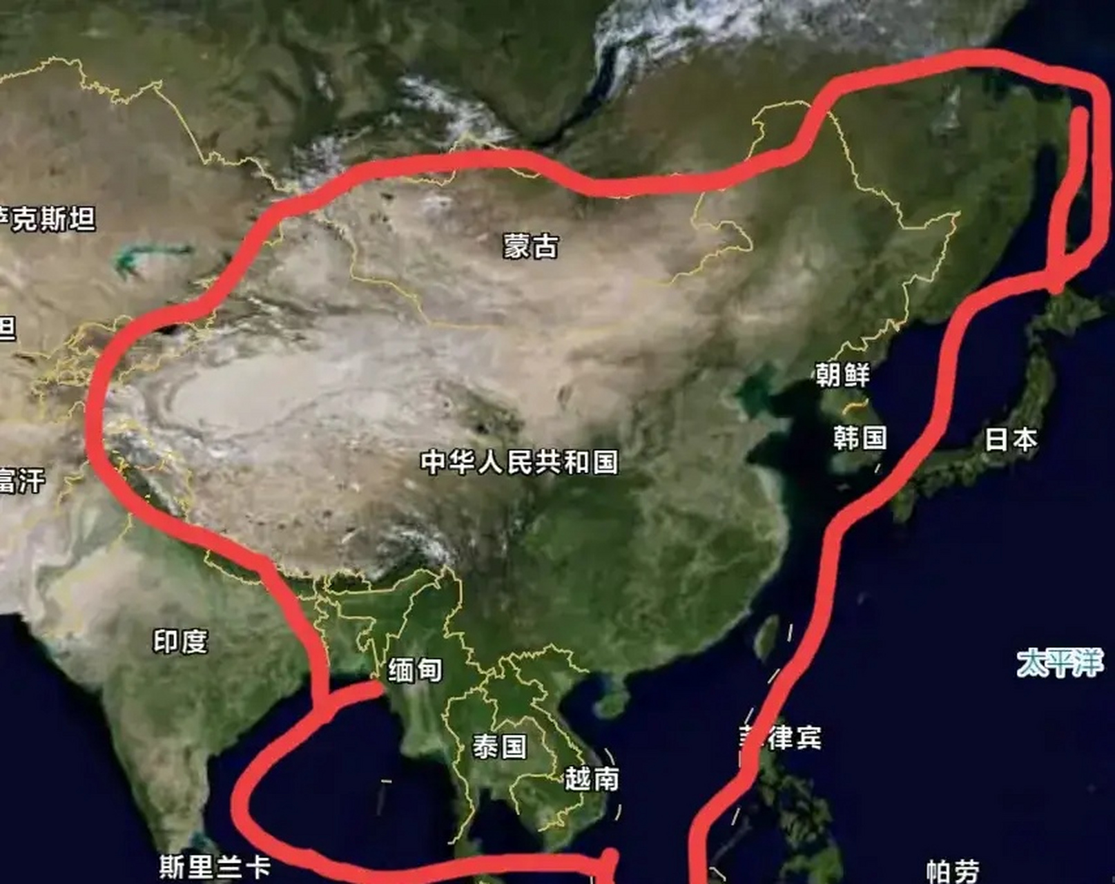 这才是中国9899最理想的版图!