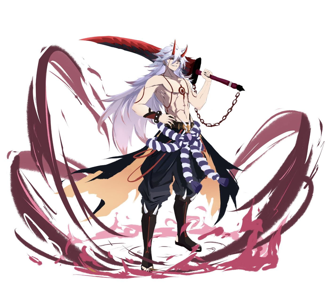 荒泷一斗,是只小鬼. 画师:kazezz